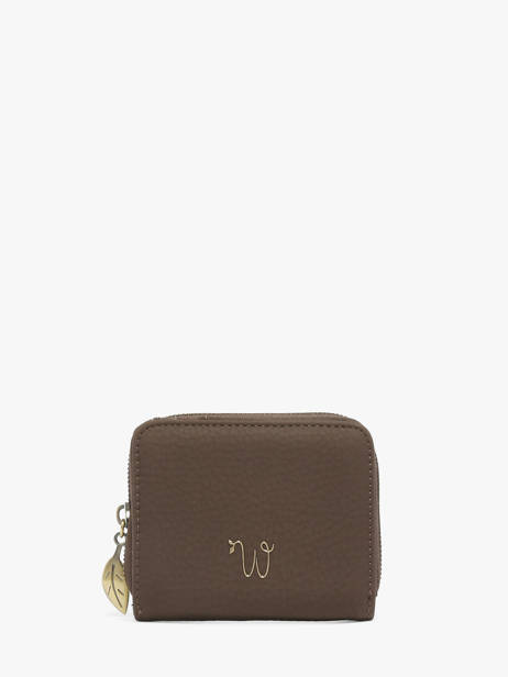 Porte-monnaie Woomen Marron camomille WCAO95