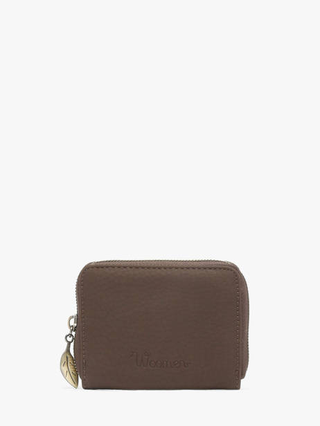 Coin Purse Woomen Brown camomille WCAO99
