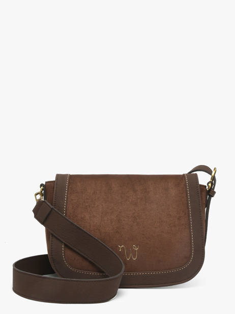 Sac Bandoulière Ellebore Woomen Marron ellebore WHEB04