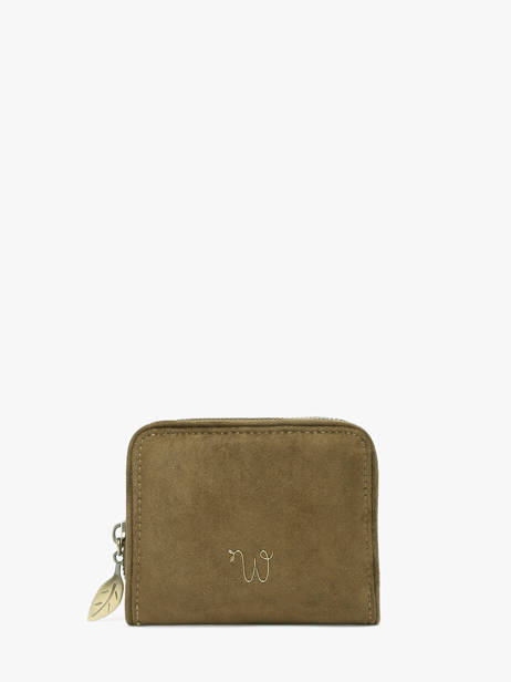 Coin Purse Woomen Green ginseng WGIN95