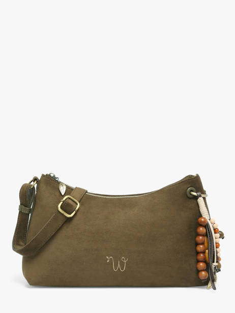 Crossbody Bag Ginseng Woomen Green ginseng WGIN03