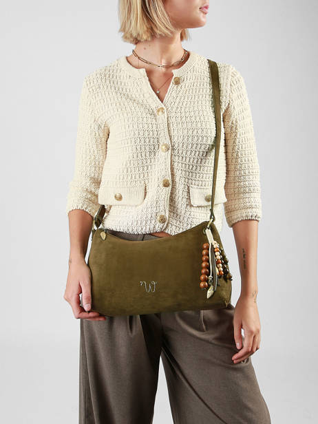 Crossbody Bag Ginseng Woomen Green ginseng WGIN03 other view 1