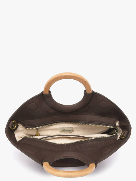 Crossbody Bag Neflier Patchwork Woomen Brown neflier patchwork WNET02 other view 5