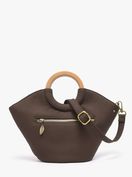 Crossbody Bag Neflier Patchwork Woomen Brown neflier patchwork WNET02 other view 6