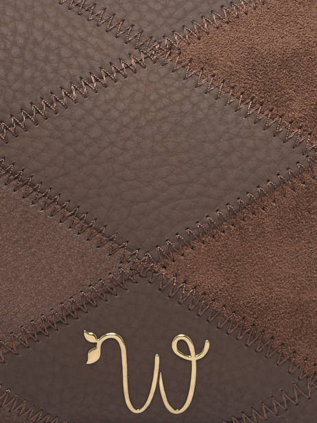 Crossbody Bag Neflier Patchwork Woomen Brown neflier patchwork WNET45 other view 3