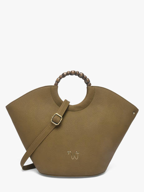 Satchel Neflier Pearl Woomen Green neflier pearl WNEP01