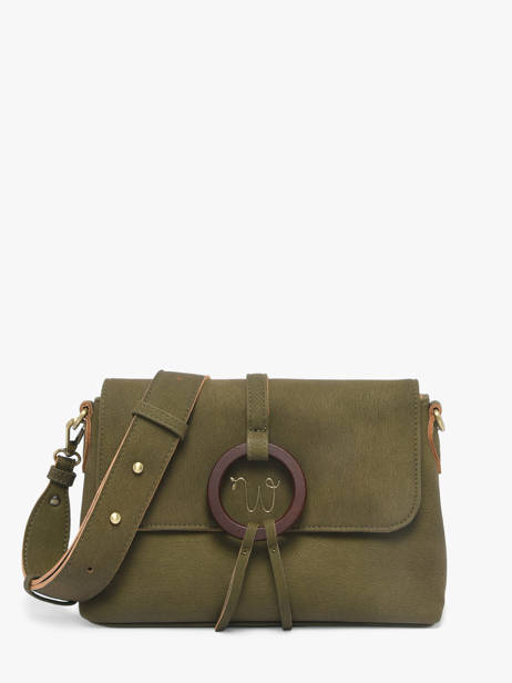 Shoulder Bag Verveine Woomen Green verveine WVER02