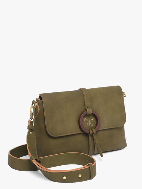 Crossbody Bag Verveine Woomen Green verveine WVER03 other view 2