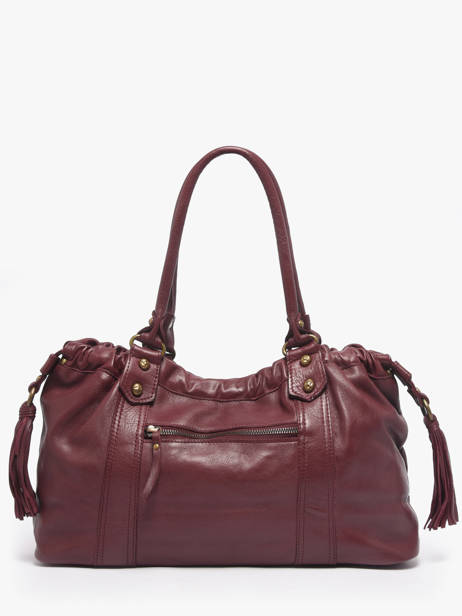 Sac Porté épaule Cow Cuir Basilic pepper Rouge cow BCOW89