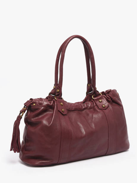 Sac Porté épaule Cow Cuir Basilic pepper Rouge cow BCOW89 vue secondaire 1