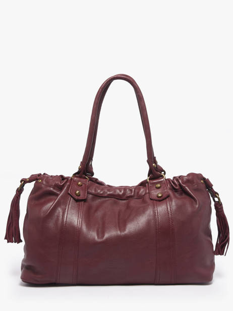Sac Porté épaule Cow Cuir Basilic pepper Rouge cow BCOW89 vue secondaire 4