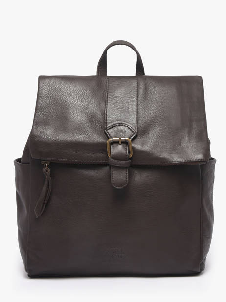 Sac à Dos A4 Cow Basilic pepper Marron cow BCOW50