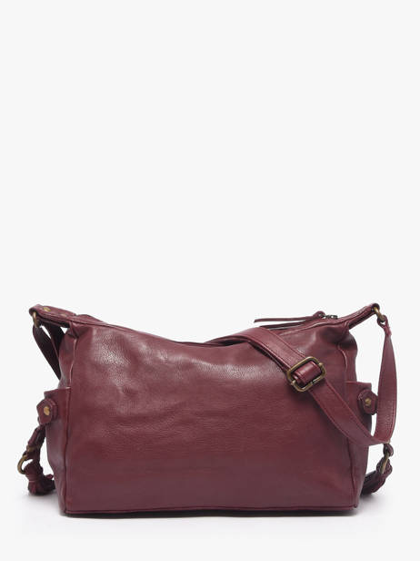Sac Bandoulière Cow Cuir Basilic pepper Rouge cow BCOW86 vue secondaire 4