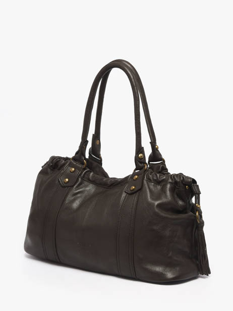 Shoulder Bag Cow Basilic pepper Brown cow BCOW89 other view 1