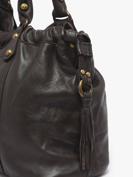 Shoulder Bag Cow Basilic pepper Brown cow BCOW89 other view 2
