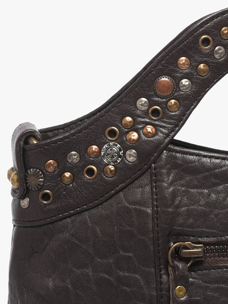 Sac Bandoulière Brooklyn Basilic pepper Marron brooklyn BBRO02 vue secondaire 2
