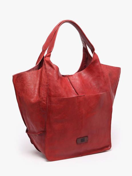 Sac Porté épaule Heritage Cuir Biba Rouge heritage HOM1L vue secondaire 1