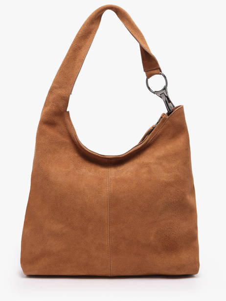 Shoulder Bag Leather Leather Biba Brown leather JAP2L other view 4