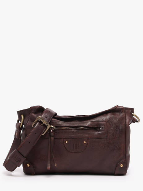 Sac Bandoulière Heritage Cuir Biba Marron heritage AKA3L