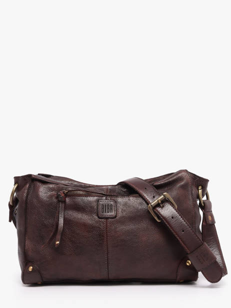 Sac Bandoulière Heritage Cuir Biba Marron heritage AKA3L vue secondaire 3