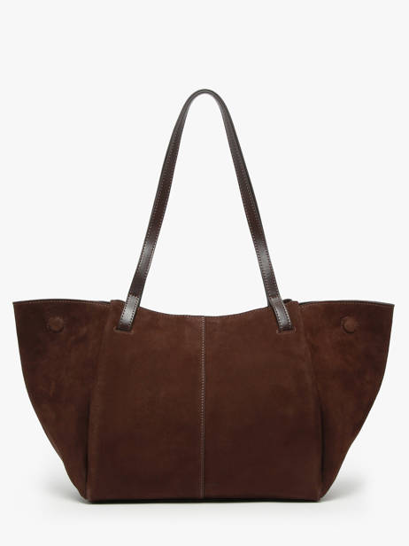 Sac Porté épaule Suede Cuir Lancaster Marron suede 58 vue secondaire 3