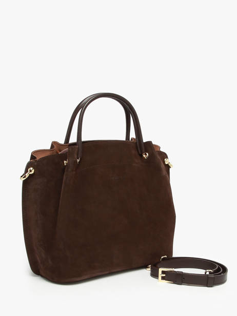 Shoulder Bag Suede Louisa Leather Lancaster Brown suede louisa 104 other view 1