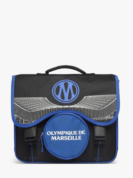 Cartable 2 Compartiments Olympique de marseille Noir om 26EO203A