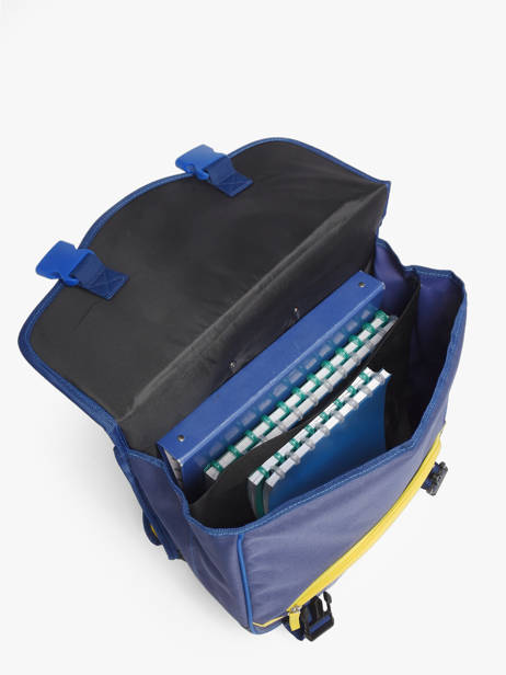 2-compartment Wheeled Satchel Pokemon Blue pokemon & friends 26KK203K other view 3