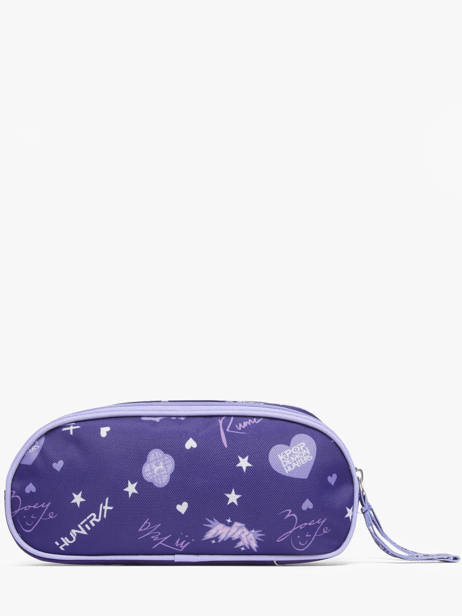 Trousse 2 Compartiments K-pop demon hunters Violet huntrix 26AJ204D vue secondaire 2