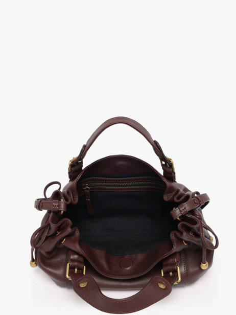 Sac Bandoulière 12h Icone Cuir Gerard darel Marron icone DES73410 vue secondaire 4