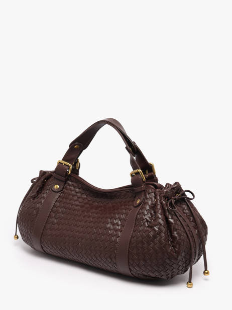 Sac Porté épaule Tresse Cuir Gerard darel Marron tresse DES01478 vue secondaire 1