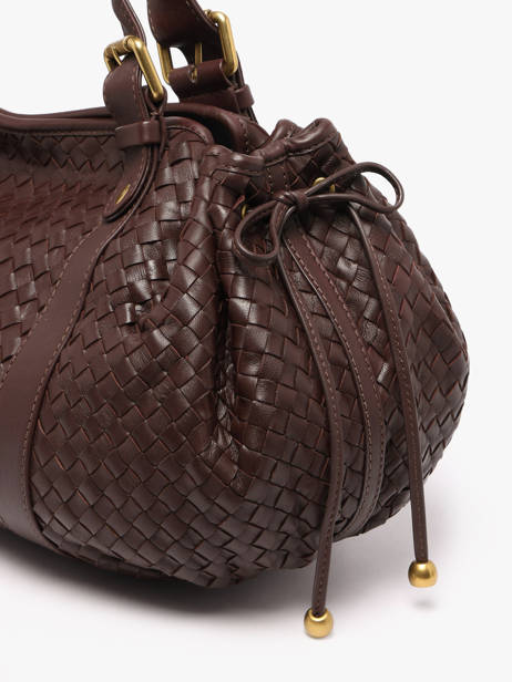 Sac Porté épaule Tresse Cuir Gerard darel Marron tresse DES01478 vue secondaire 2