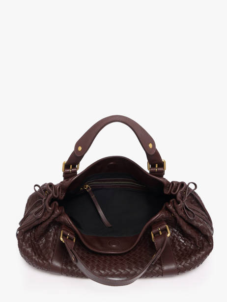Sac Porté épaule Tresse Cuir Gerard darel Marron tresse DES01478 vue secondaire 3