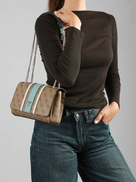 Sac Bandoulière Noelle Guess Marron noelle BS967221 vue secondaire 1