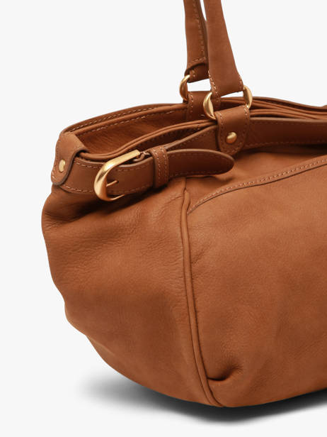 Shoulder Bag Lune Leather Vanessa bruno Brown lune 3V40921 other view 2