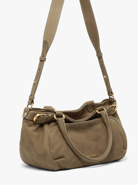 Sac Porté Main Lune Cuir Lune Cuir Vanessa bruno Vert lune 3V40920 vue secondaire 1
