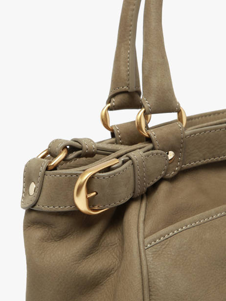 Sac Porté Main Lune Cuir Lune Cuir Vanessa bruno Vert lune 3V40920 vue secondaire 2