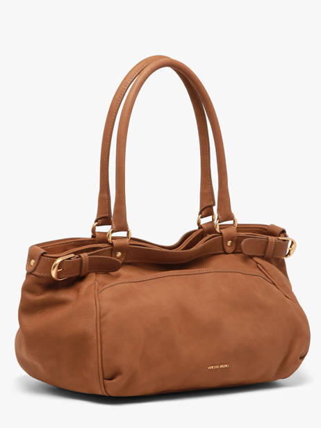 Shoulder Bag Lune Leather Vanessa bruno Brown lune 3V40921 other view 1