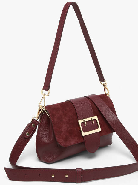 Sac Porté Main Velvet Caviar Cuir Milano Marron velvet caviar VC25114 vue secondaire 2
