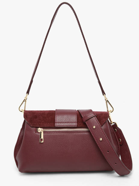 Sac Porté Main Velvet Caviar Cuir Milano Marron velvet caviar VC25114 vue secondaire 4