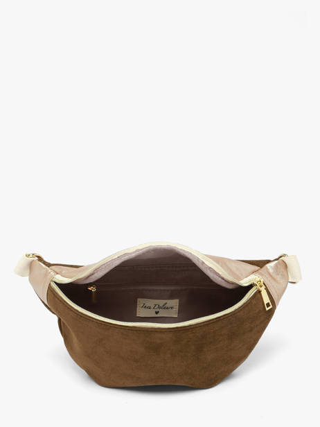 Sac Banane Ines de laure Marron suede 1685551 vue secondaire 2