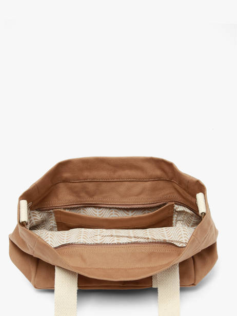 Sac Porté Main Louise Coton Hindbag Marron best seller LOUISE vue secondaire 2
