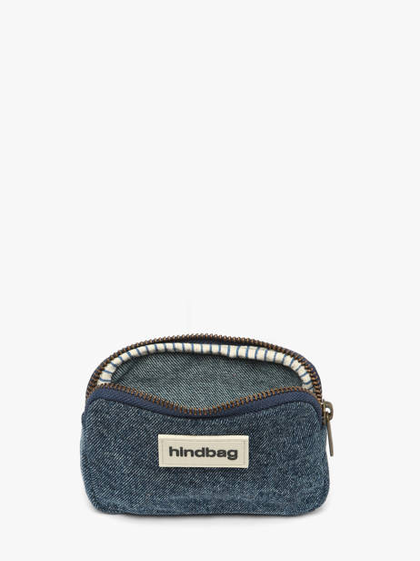 Porte-monnaie Lili Denim Hindbag Bleu denim DE vue secondaire 1