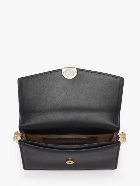Shoulder Bag Tennis Bliss Leather Lacoste Black tennis bliss NF5104IT other view 2