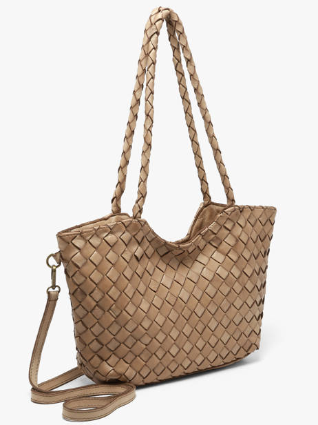 Shoulder Bag Dewashed Leather Milano Beige dewashed DE26062 other view 1