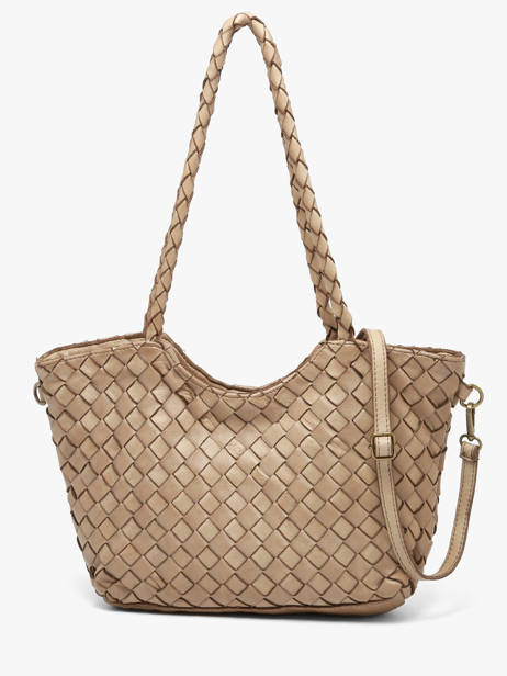 Shoulder Bag Dewashed Leather Milano Beige dewashed DE26062 other view 3