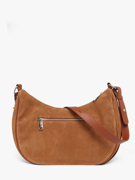 Shoulder Bag Suede Leather Lancaster Brown suede 82 other view 4