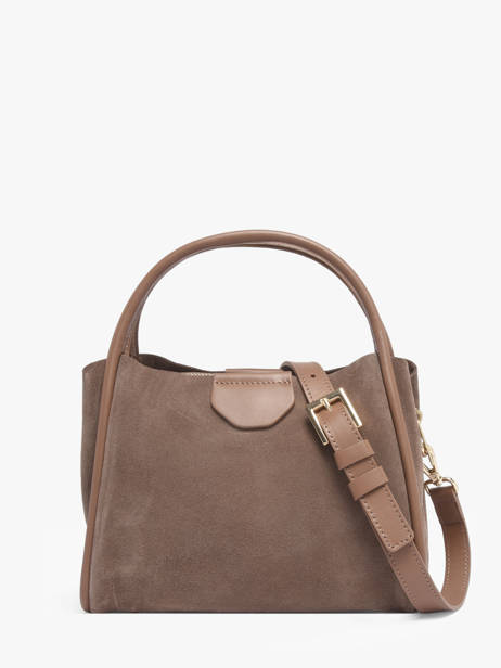 Sac Porté Main Suede Ida Cuir Lancaster Beige suede ida 100 vue secondaire 4