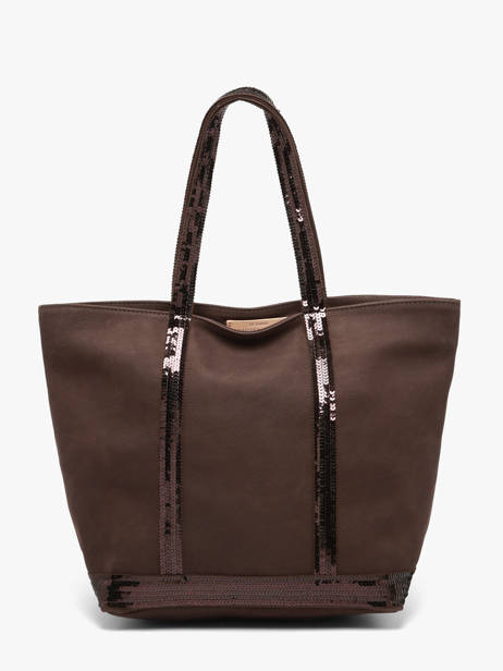 Sac Porté Main Cabas Cuir Cuir Vanessa bruno Marron cabas cuir 8V40378