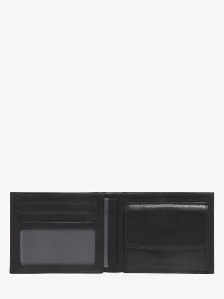 Portefeuille Bicolor Croco Cuir Yves renard Noir croco CR vue secondaire 1